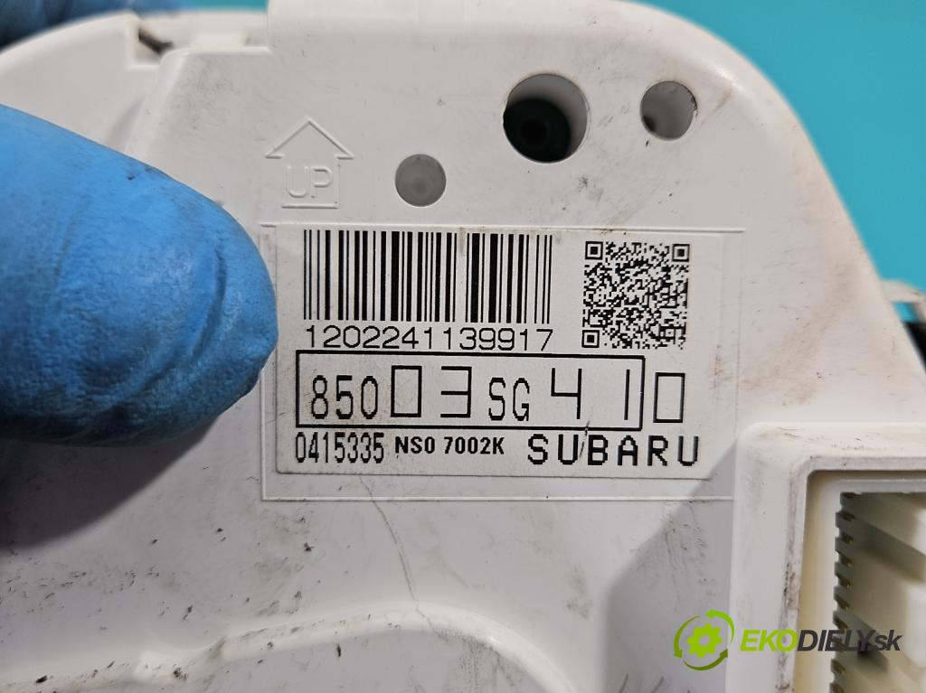 Subaru Forester IV SJ 2012-2018 2.0 BOXER 147 hp manual 108 kW 1999 cm3 5- Přístrojová deska 0415335 (Přístrojové desky, displeje)