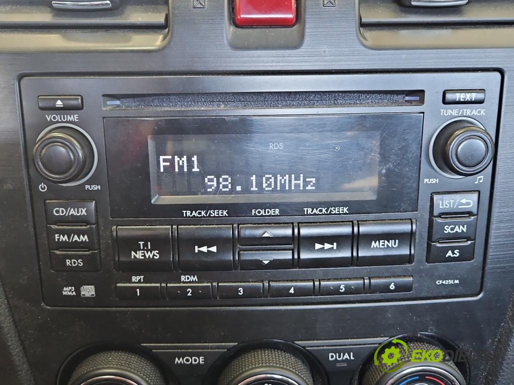 Subaru Forester IV SJ 2012-2018 2.0 BOXER 147 HP manual 108 kW 1999 cm3 5- Radio originál 86201SG420