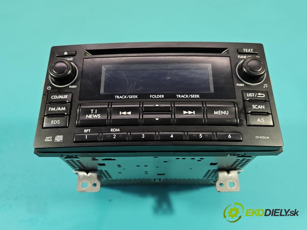 Subaru Forester IV SJ 2012-2018 2.0 BOXER 147 HP manual 108 kW 1999 cm3 5- Radio originál 86201SG420