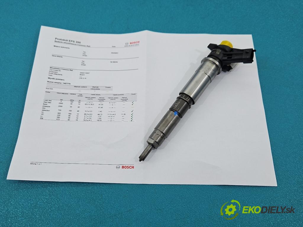 Renault Laguna III 2007-2015 2.0 dci 150 HP manual 110 kW 1995 cm3 2- vstrek 0445115007 (Vstrekovač paliva)