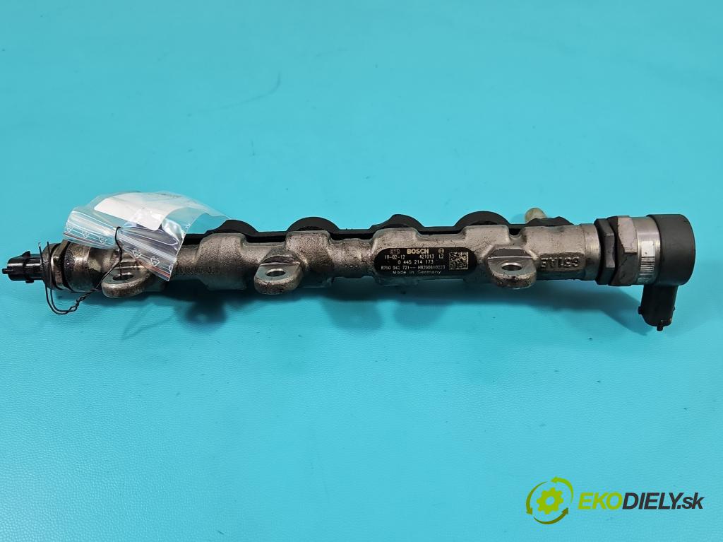 Renault Laguna III 2007-2015 2.0 dci 150 HP manual 110 kW 1995 cm3 2- lišta vstrekovacia 0445214173 (Vstrekovacia lišta)