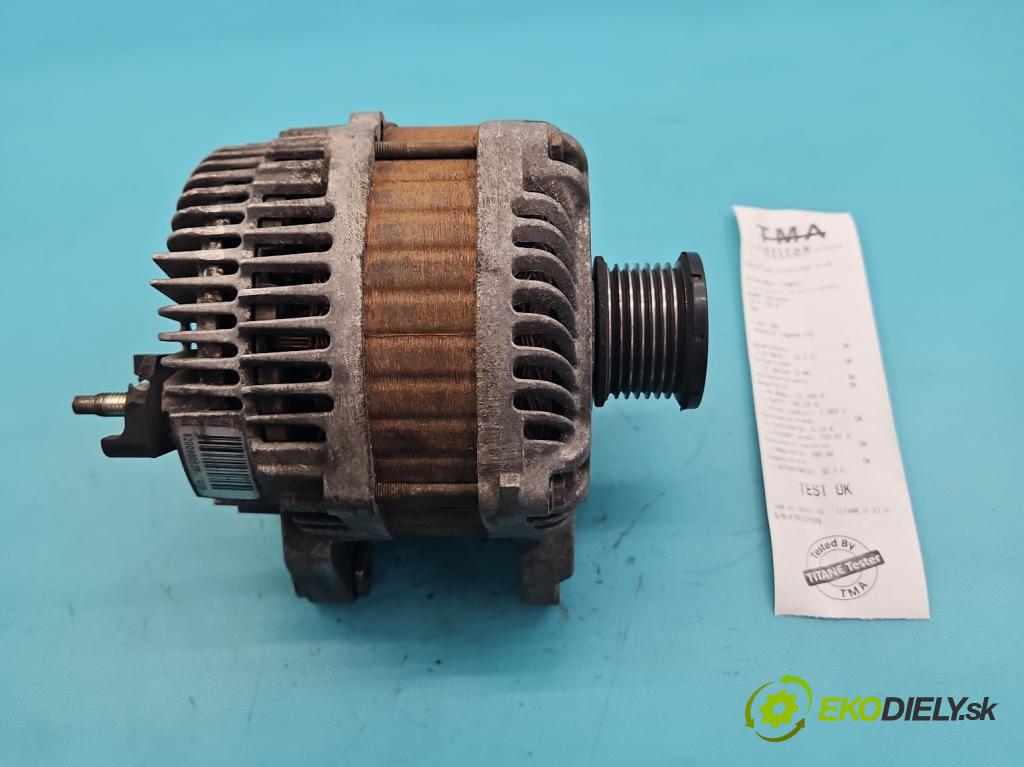 Renault Laguna III 2007-2015 2.0 dci 150 HP manual 110 kW 1995 cm3 2- Alternator 8200960536 (Alternátor)