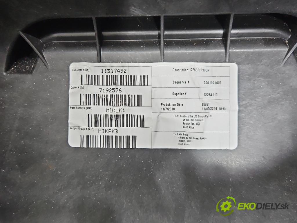 Bmw X3 G01 2017-2024 2.0d 190 HP automatic 140 kW 1995 cm3 5- operadlo  (Lakťová opierka)
