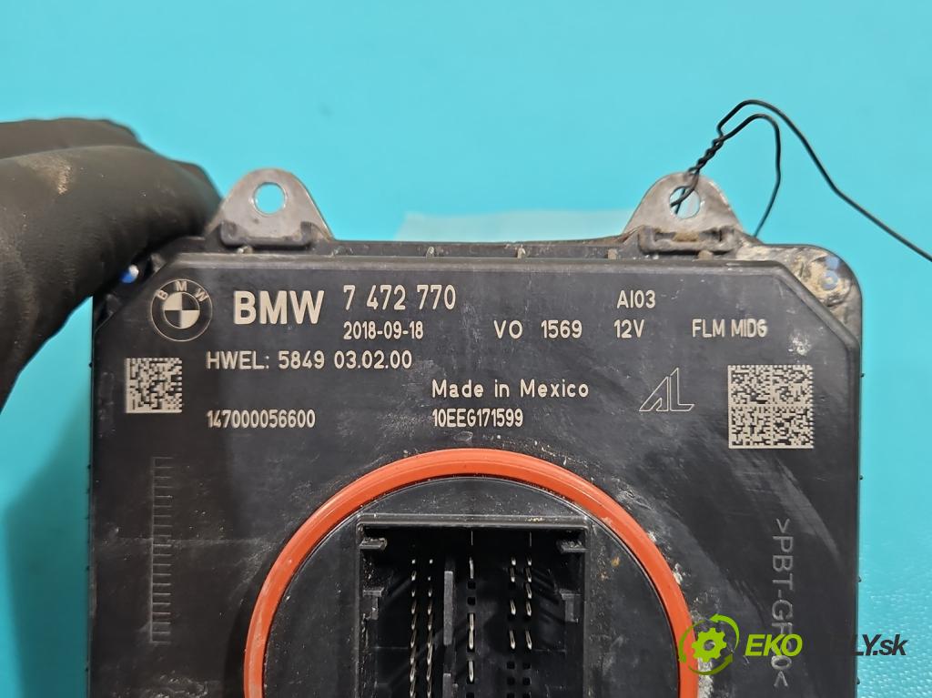 Bmw X3 G01 2017-2024 2.0d 190 hp automatic 140 kW 1995 cm3 5- měnič xenon 7472770 (Měniče)