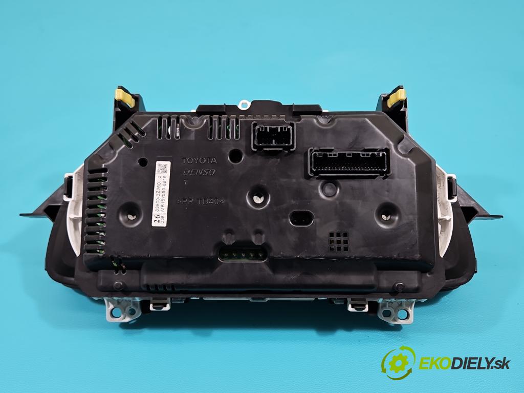 Toyota Auris II 2012-2018 1.6 16V 132  HP manual 97 kW 1598 cm3 5- prístrojovka/ budíky 83800-0Z260 (Prístrojová doska)