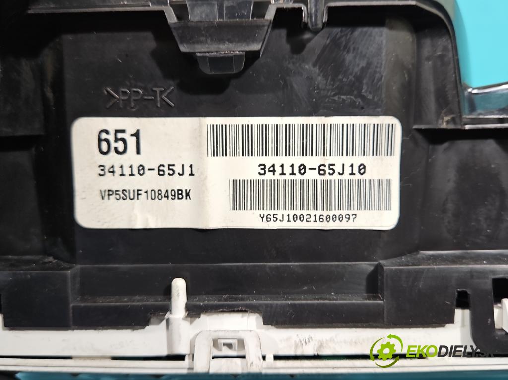 Suzuki Grand Vitara II 2005-2014 1.6 16V 106 HP manual 78 kW 1586 cm3 3- prístrojovka/ budíky 34110-65J10 (Prístrojová doska)