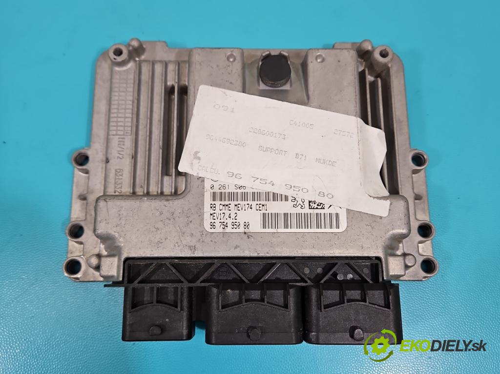 Citroen C4 II 2010-2017 1.6 16V 120 HP manual 88 kW 1598 cm3 5- riadiaca jednotka motora 0261S06472