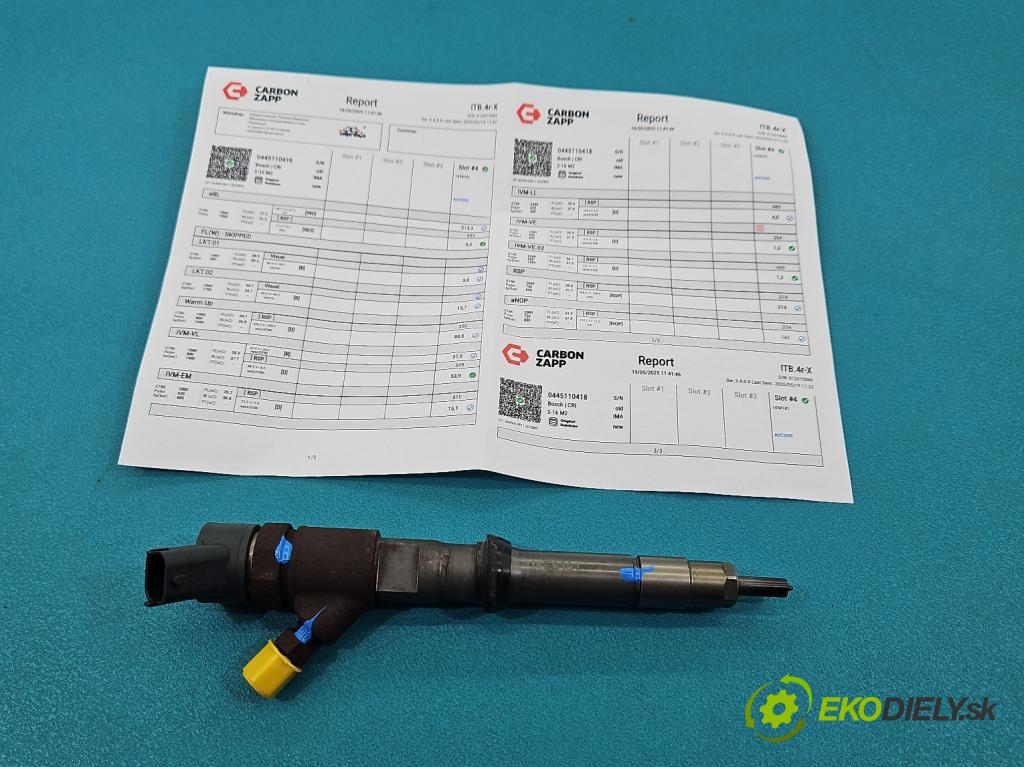 Fiat Ducato IV 2014- 2.3 jtd 177 HP manual 130 kW 2287 cm3 5- vstrek 0445110418 (Vstrekovač paliva)