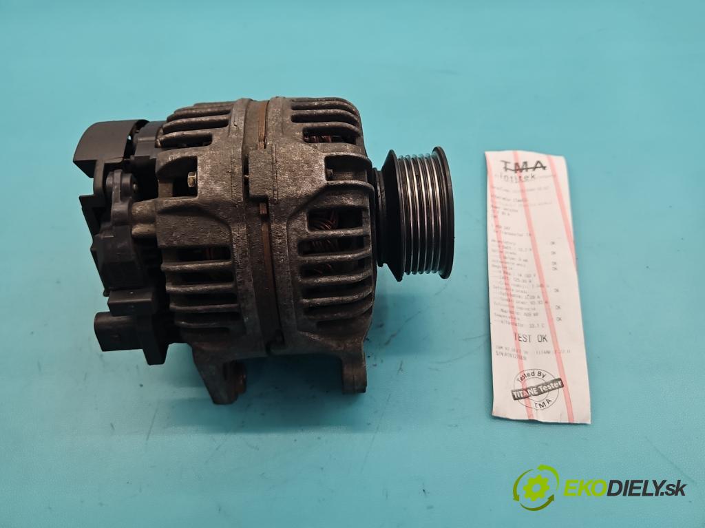 Vw Transporter T4 1990-2003 2.5 tdi 102 HP manual 75 kW 2461 cm3 5- Alternator 0124325004 (Alternátor)