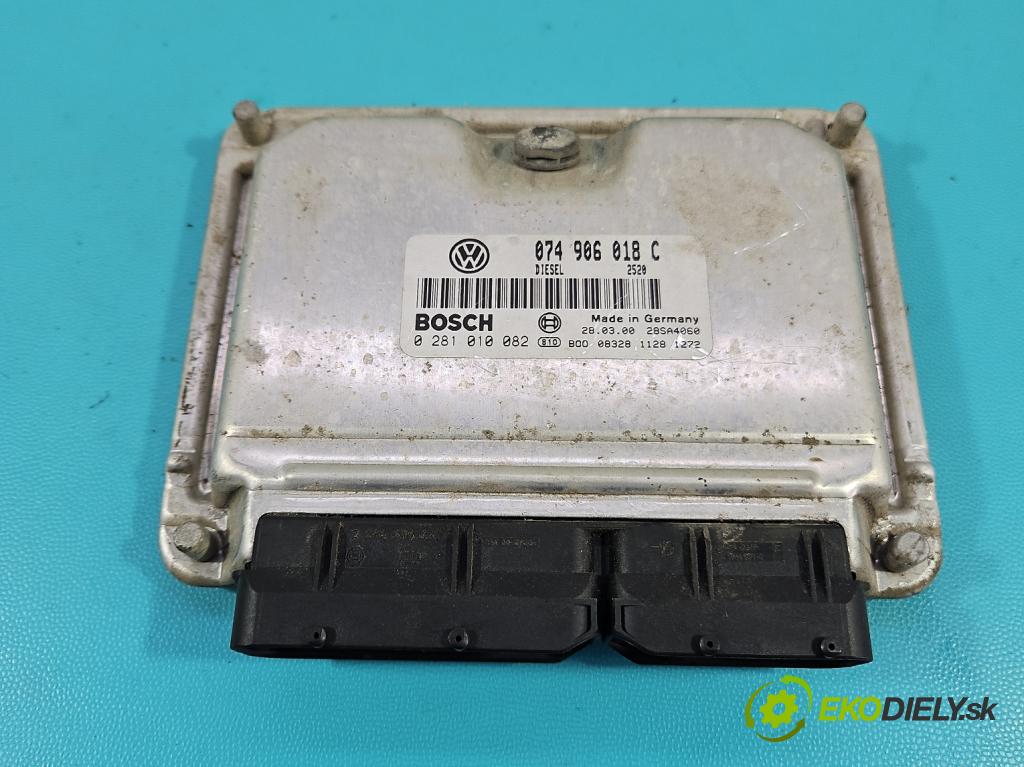 Vw Transporter T4 1990-2003 2.5 tdi 102 HP manual 75 kW 2461 cm3 5- riadiaca jednotka motora 0281010082