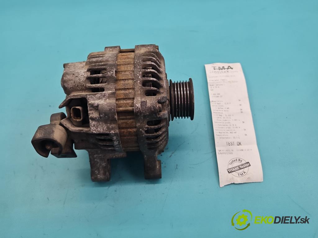 Citroen C2 1.1 8V 60 HP manual 44 kW 1124 cm3 3- Alternator 9638544180 (Alternátor)