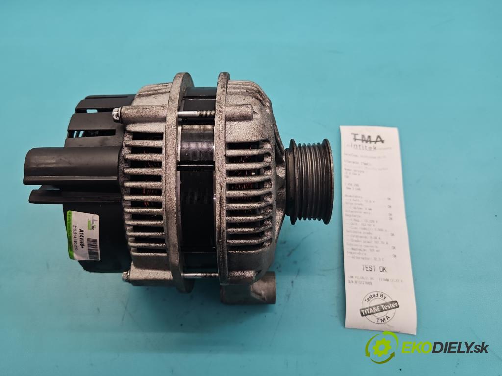 Bmw 3 E46 1998-2007 2.0d 136 HP manual 100 kW 1951 cm3 4- Alternator  (Alternátor)