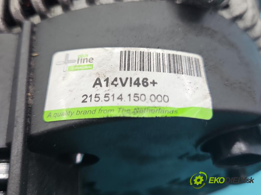 Bmw 3 E46 1998-2007 2.0d 136 HP manual 100 kW 1951 cm3 4- Alternator  (Alternátor)