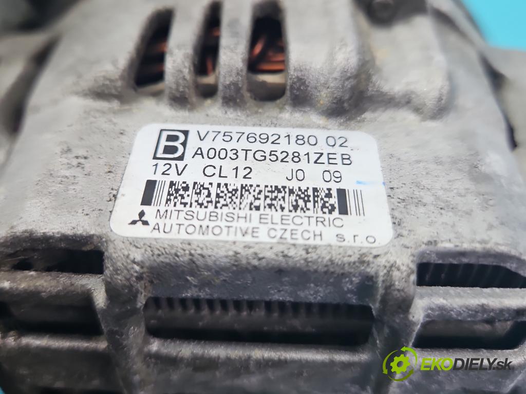 Citroen C4 II 2010-2017 1.6 16V 120 HP manual 88 kW 1598 cm3 5- Alternator A003TG5281ZEB (Alternátor)