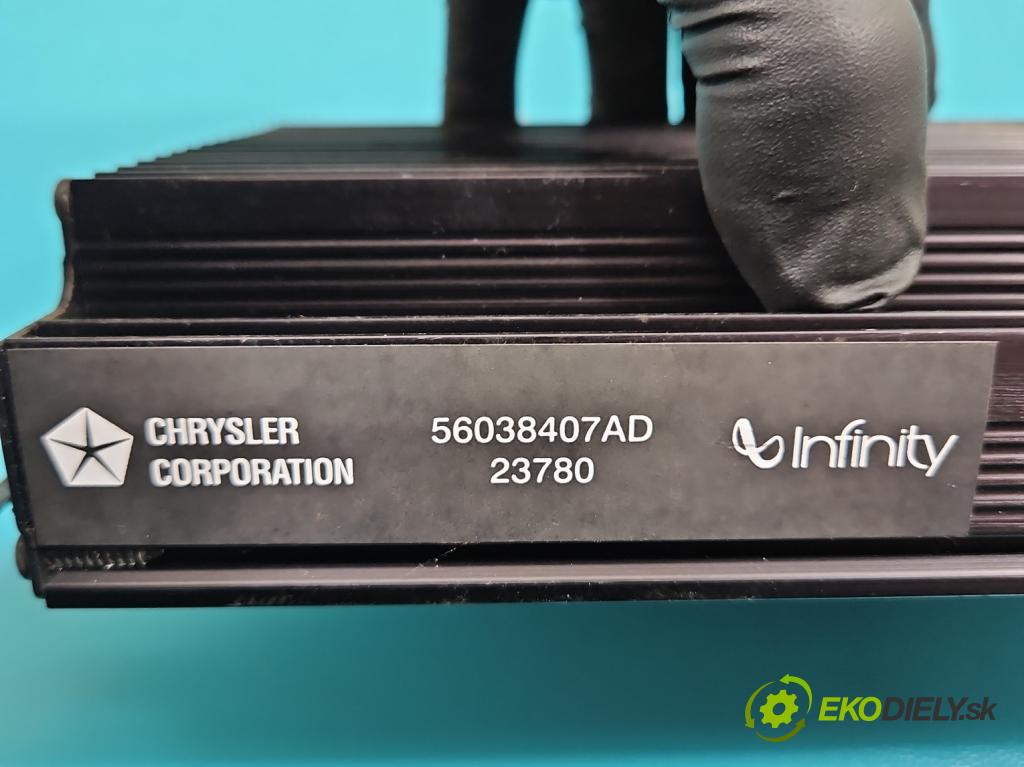 Jeep Grand Cherokee WJ 1998-2004 4.7 V8 220KM automatic 162 kW 4701 cm3 5- Zesilovač: 56038407AD (Zosilňovač)