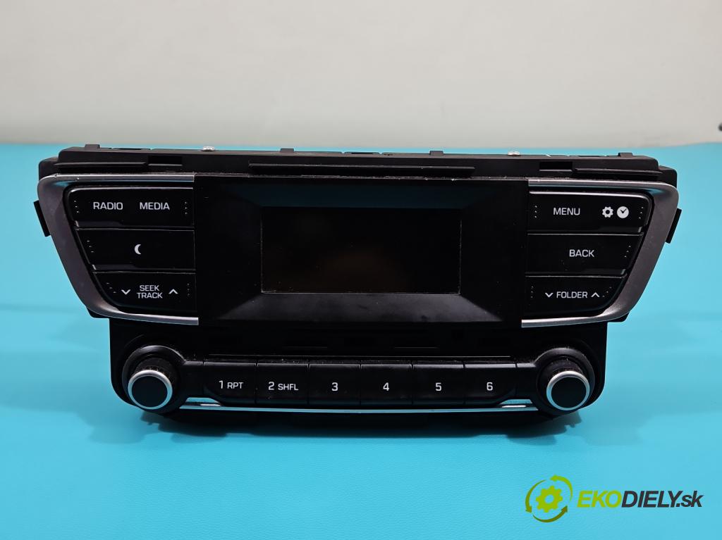 Hyundai i20 II 2014 -2020 1.2 16V 84KM manual 61,8 kW 1248 cm3 5- Radio originál 96150C8WY0RDR
