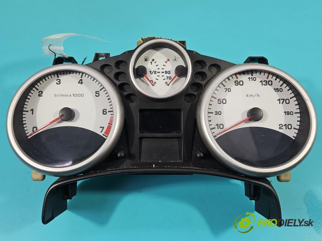 Peugeot 207 1.4 16V 88 HP manual 65 kW 1360 cm3 3- prístrojovka/ budíky 9662903880 (Prístrojová doska)