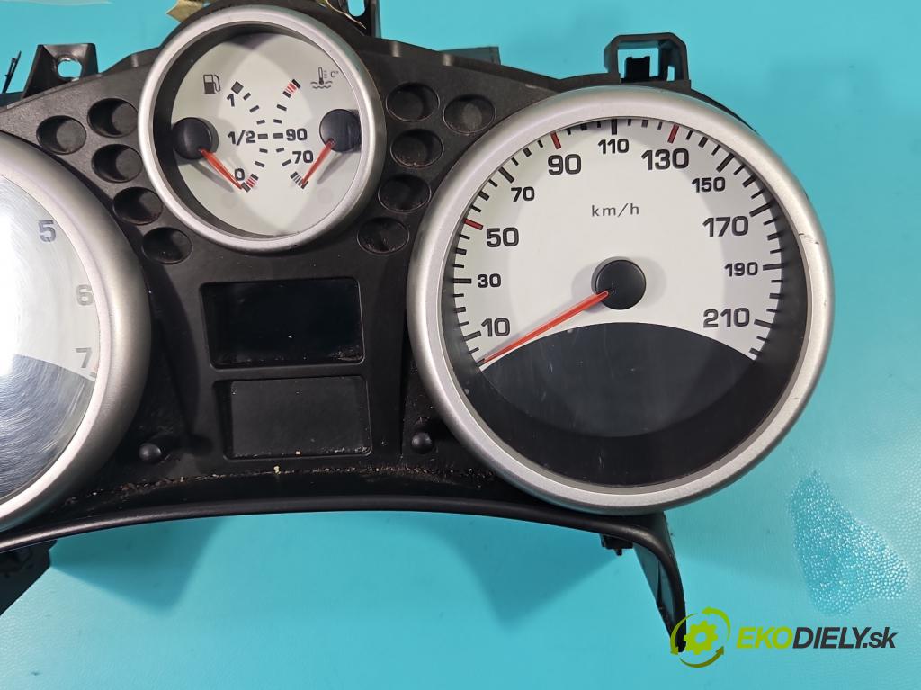 Peugeot 207 1.4 16V 88 HP manual 65 kW 1360 cm3 3- prístrojovka/ budíky 9662903880 (Prístrojová doska)