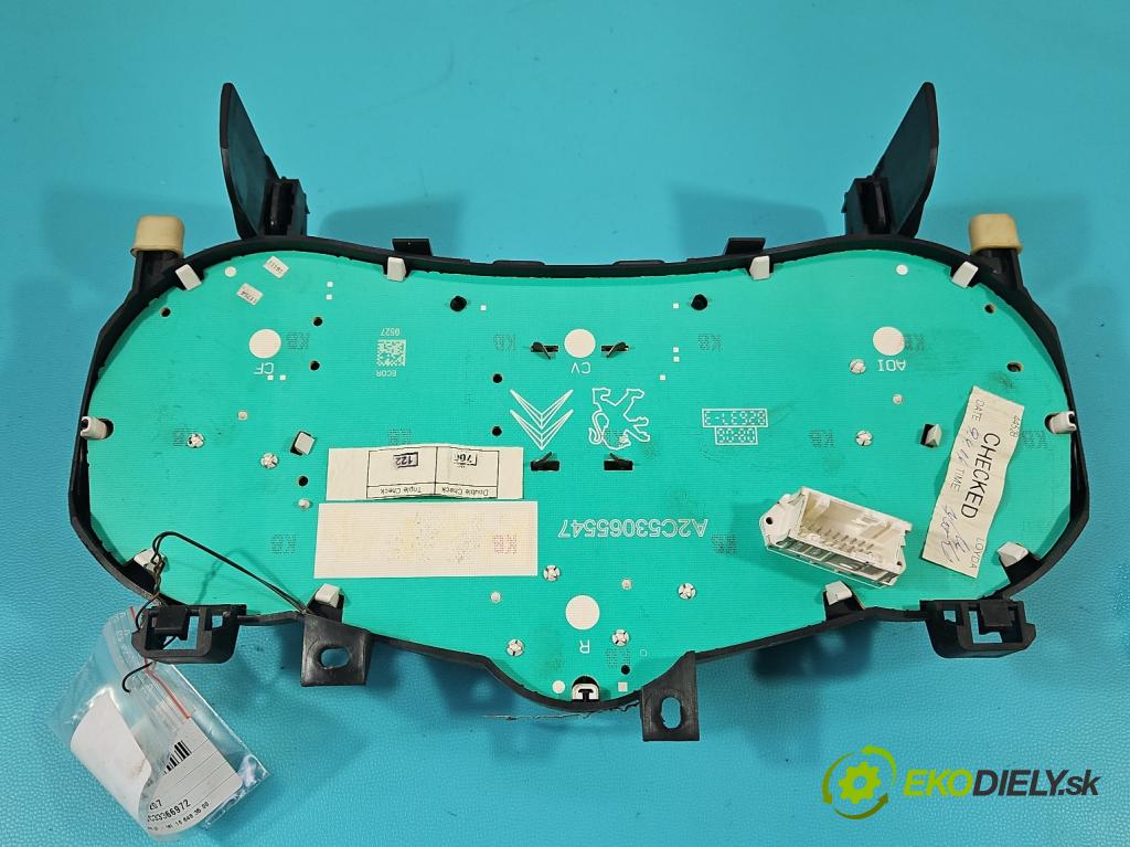 Peugeot 207 1.4 16V 88 HP manual 65 kW 1360 cm3 3- prístrojovka/ budíky 9662903880 (Prístrojová doska)