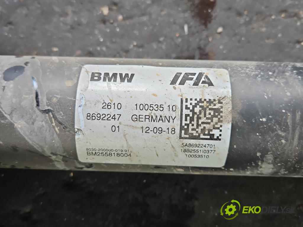 Bmw X3 G01 2017-2024 2.0d 190 HP automatic 140 kW 1995 cm3 5- Hřídel: zadné 8692247 (Kardaňový hriadeľ)