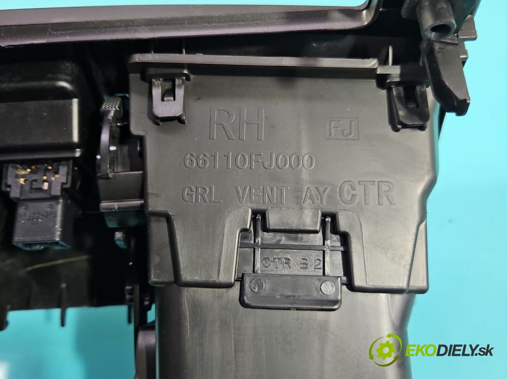 Subaru Forester IV SJ 2012-2018 2.0 BOXER 147 HP manual 108 kW 1999 cm3 5- Mřížka: kúrenia stredová 66110FJ000 (Mriežka kúrenia (fukár))