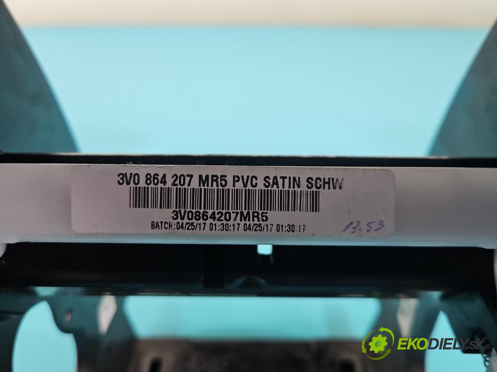Skoda Superb III 2015-2024 1.4 TSI 150 HP manual 110 kW 1395 cm3 5- operadlo 3V0864207 (Lakťová opierka)
