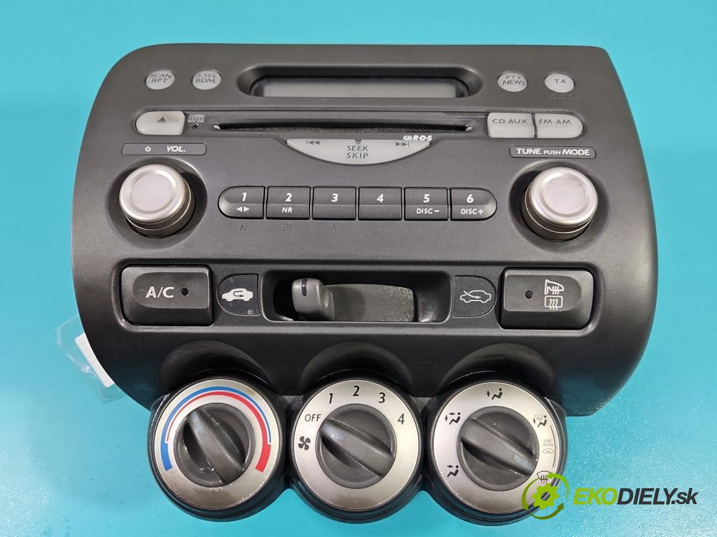 Honda Jazz II 2002-2008 1.2 77 HP manual 57 kW 1246 cm3 5- Radio originál 39100-SAA-G131N5