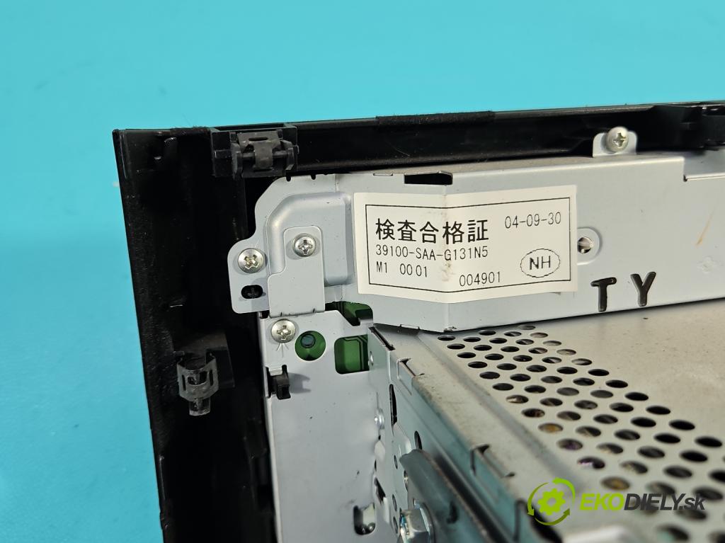 Honda Jazz II 2002-2008 1.2 77 HP manual 57 kW 1246 cm3 5- Radio originál 39100-SAA-G131N5