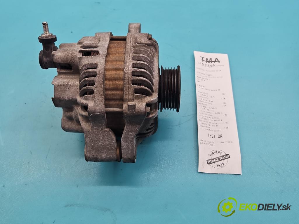 Suzuki Grand Vitara II 2005-2014 1.6 16V 106 HP manual 78 kW 1586 cm3 3- Alternator 31400-65J10 (Alternátor)