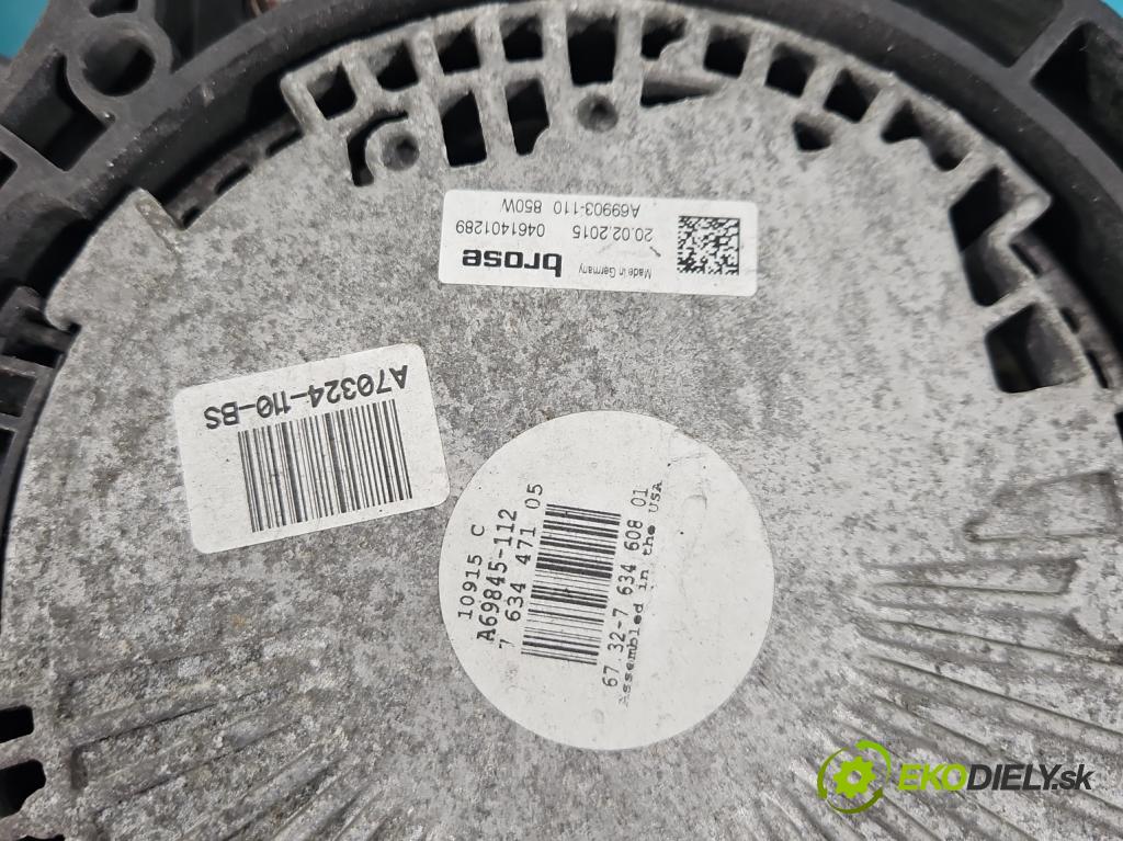 Bmw X5 F15 2013-2018 3.0 T N55 306KM automatic 225 kW 2979 cm3 5- Ventilátor chladiča 7634608