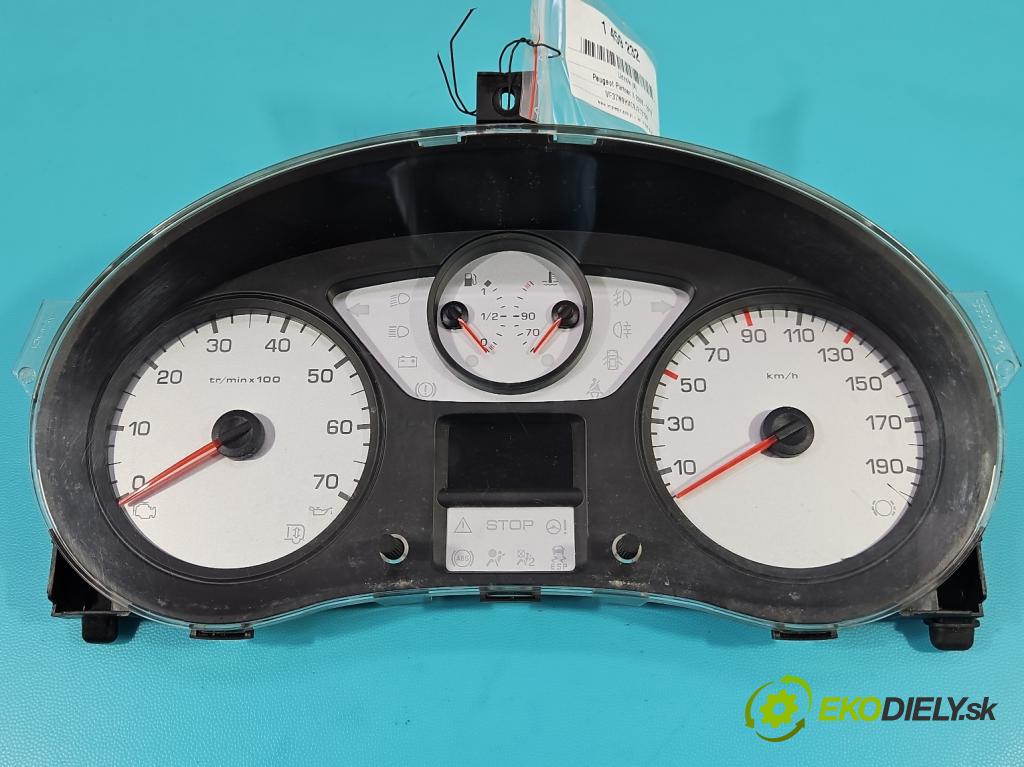 Peugeot Partner II 2008-2018 1.6 hdi 90 HP manual 66,2 kW 1560 cm3 5- prístrojovka/ budíky 9665983180 (Prístrojová doska)