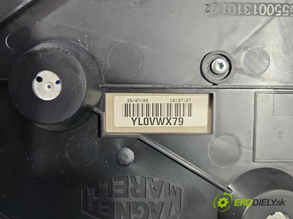 Peugeot Partner II 2008-2018 1.6 hdi 90 HP manual 66,2 kW 1560 cm3 5- prístrojovka/ budíky 9665983180 (Prístrojová doska)