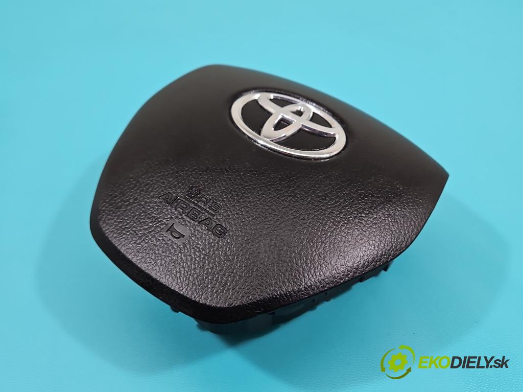 Toyota Auris II 2012-2018 1.6 16V 132  HP manual 97 kW 1598 cm3 5- airbag vzduch: Řidiči: 45130-02450-C0 (Airbag)