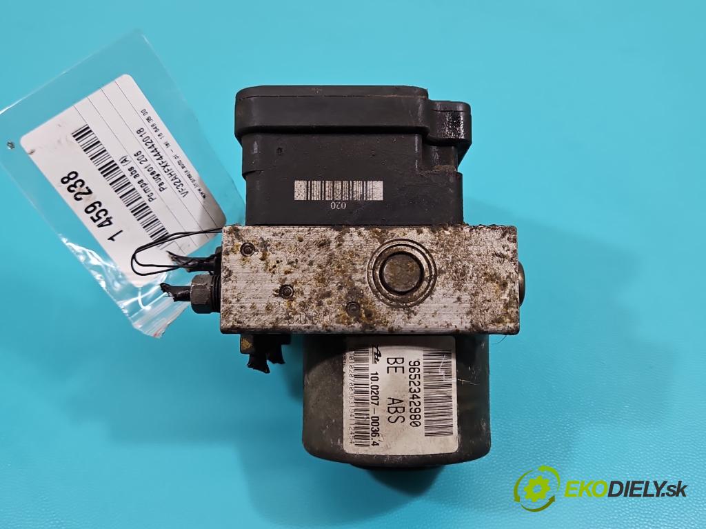Peugeot 206 1.1 60 HP manual 44 kW 1124 cm3 5- čerpadlo abs 9652342980 (Pumpa ABS)