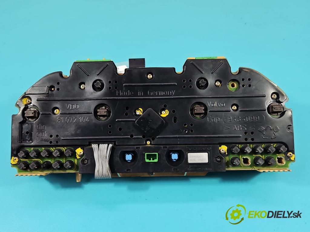 Volvo 850 2.0 143 HP manual 105 kW 1984 cm3 5- prístrojovka/ budíky 9128746 (Prístrojová doska)