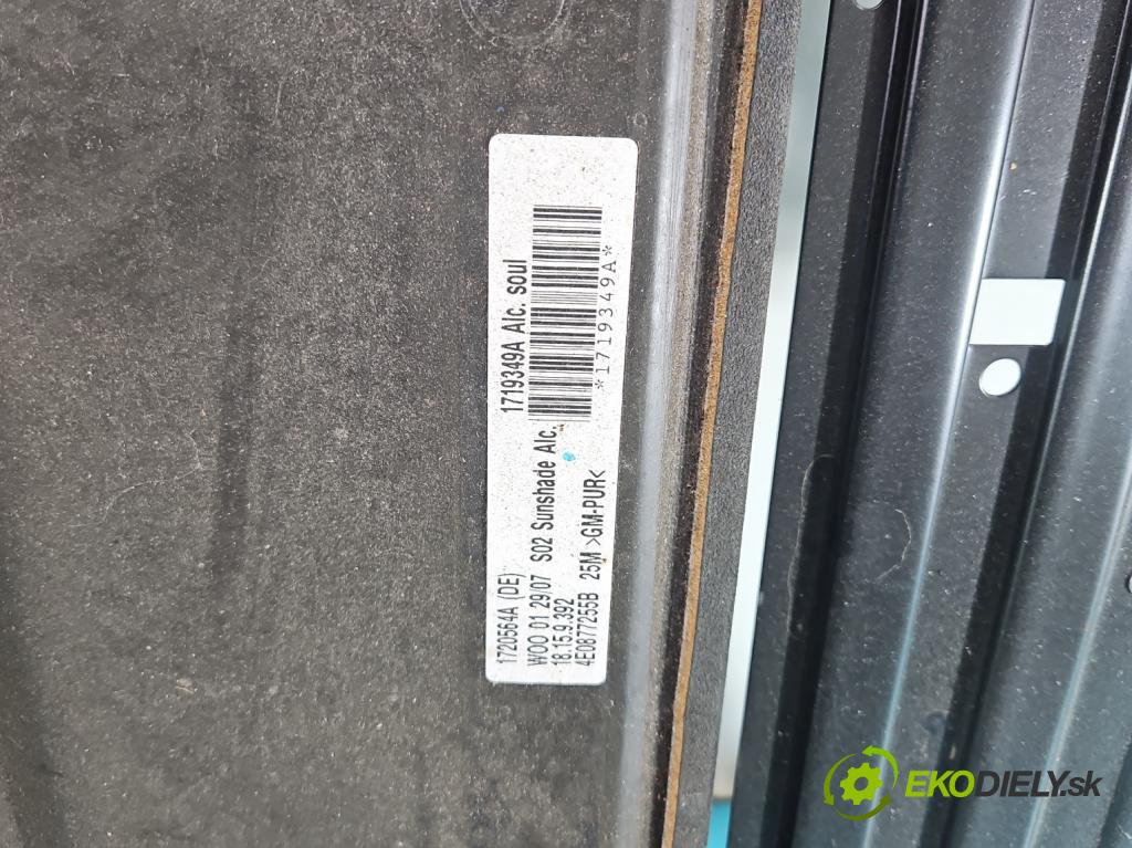 Audi A8 D3 2002-2009 3.0 tdi 211KM automatic 155 kW 2967 cm3 4- Střešní okno:  (Sklo karosérie)