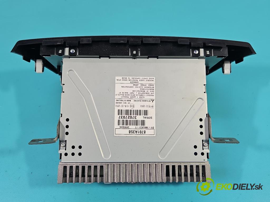 Mitsubishi Space Star II 2012-2020 1.2 80 HP manual 59 kW 1193 cm3 5- Radio originál 8701A358