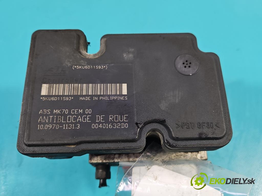 Peugeot 207 1.4 16V 88 HP manual 65 kW 1360 cm3 3- čerpadlo abs 9661691580 (Pumpa ABS)