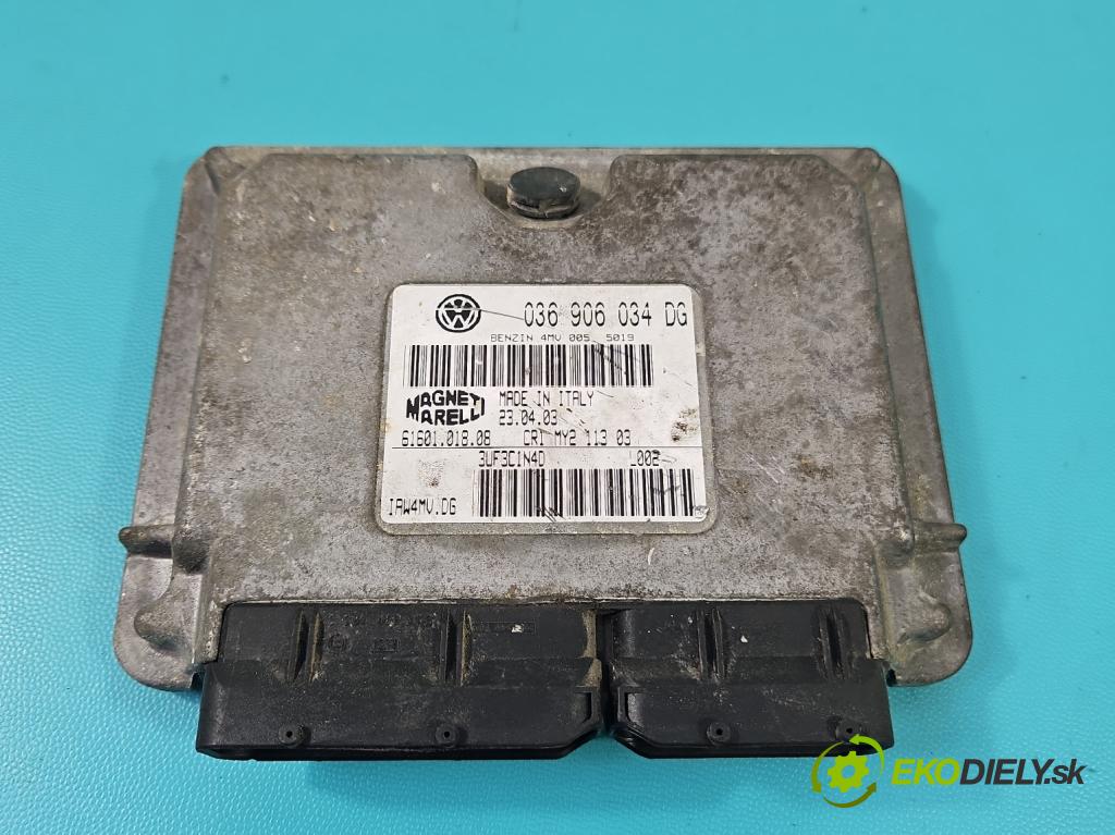 Seat Cordoba II 6L 2002-2008 1.4 16V 101 HP manual 74 kW 1390 cm3 4- riadiaca jednotka motora 036906034DG