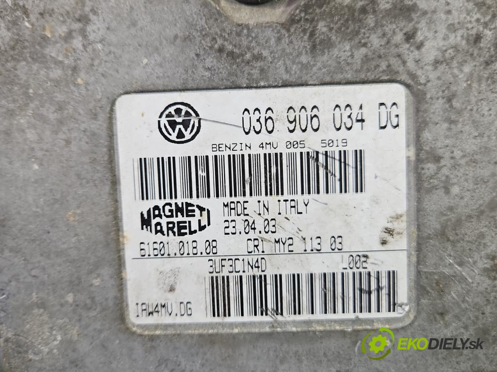 Seat Cordoba II 6L 2002-2008 1.4 16V 101 HP manual 74 kW 1390 cm3 4- riadiaca jednotka motora 036906034DG