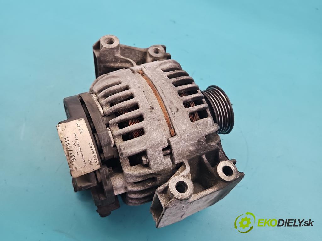 Opel Vectra C 2002-2008 2.2 16V 155 HP manual 114 kW 2198 cm3 5- Alternator 0124425004 (Alternátor)
