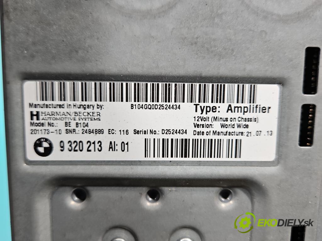 Bmw X5 F15 2013-2018 3.0 T N55 306KM automatic 225 kW 2979 cm3 5- Zesilovač: 9320213 (Zosilňovač)