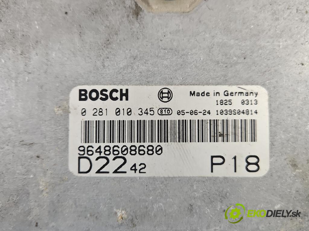 Peugeot Boxer I 1994-2006 2.2 hdi 101 HP manual 74 kW 2179 cm3 5- riadiaca jednotka motora 0281010345
