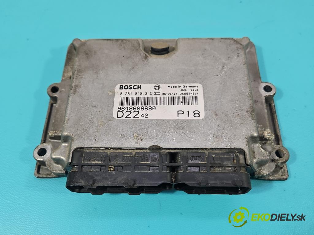 Peugeot Boxer I 1994-2006 2.2 hdi 101 HP manual 74 kW 2179 cm3 5- riadiaca jednotka motora 0281010345