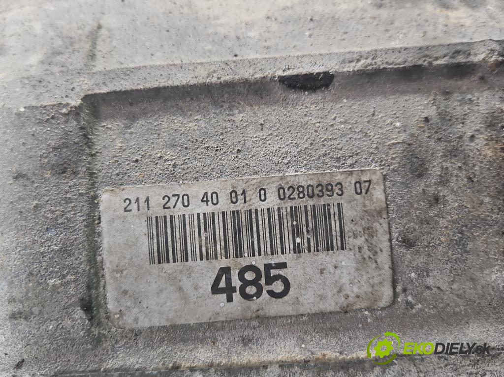 Mercedes CLS I C219 2004-2010 3.5 V6 (272964) 272 HP automatic 200 kW 3498 cm3 4- prevodovka stupeň,rýchlosť automat 7229060