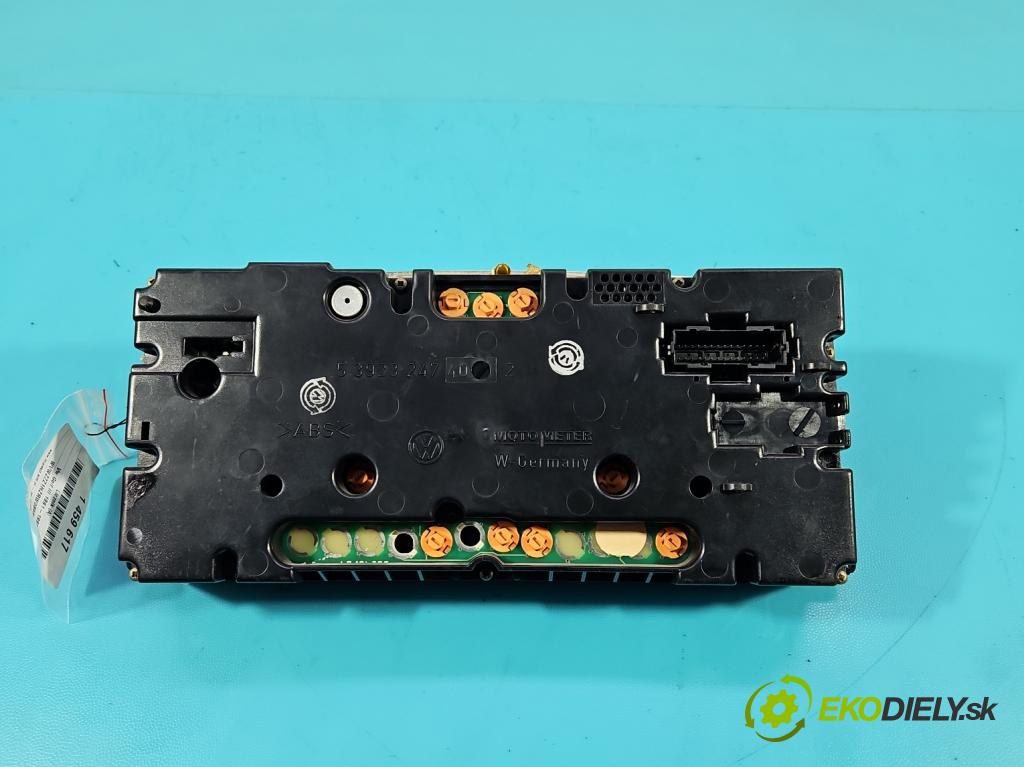 Vw Golf III 1991-1998 1.8 75 HP manual 55 kW 1781 cm3 5- prístrojovka/ budíky 1H6919880 (Prístrojová doska)