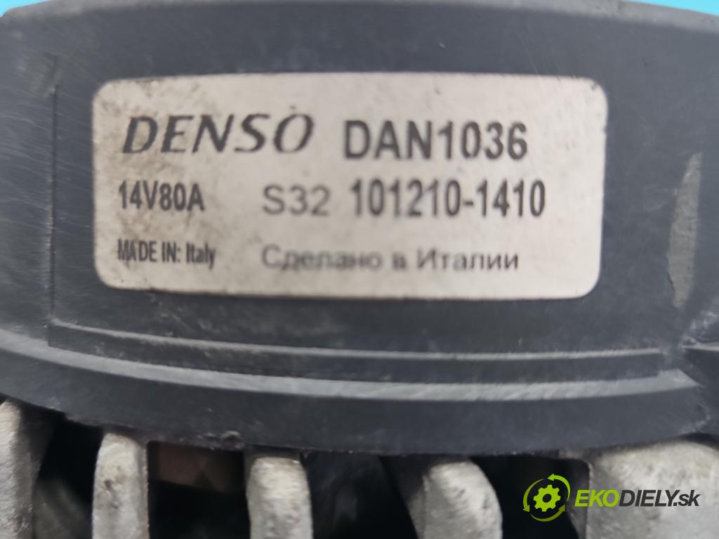 Toyota Aygo 2005-2014 1.0 VVti: 68 HP manual 50 kW 998 cm3 3- Alternator 101210-1410 (Alternátor)