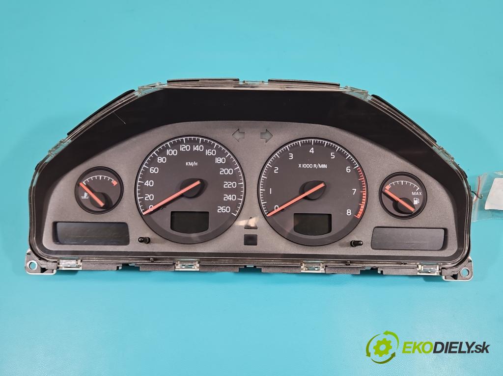 Volvo S80 I 1998-2006 2.4 20V 170 HP automatic 125 kW 2435 cm3 4- prístrojovka/ budíky 9499668 (Prístrojová doska)