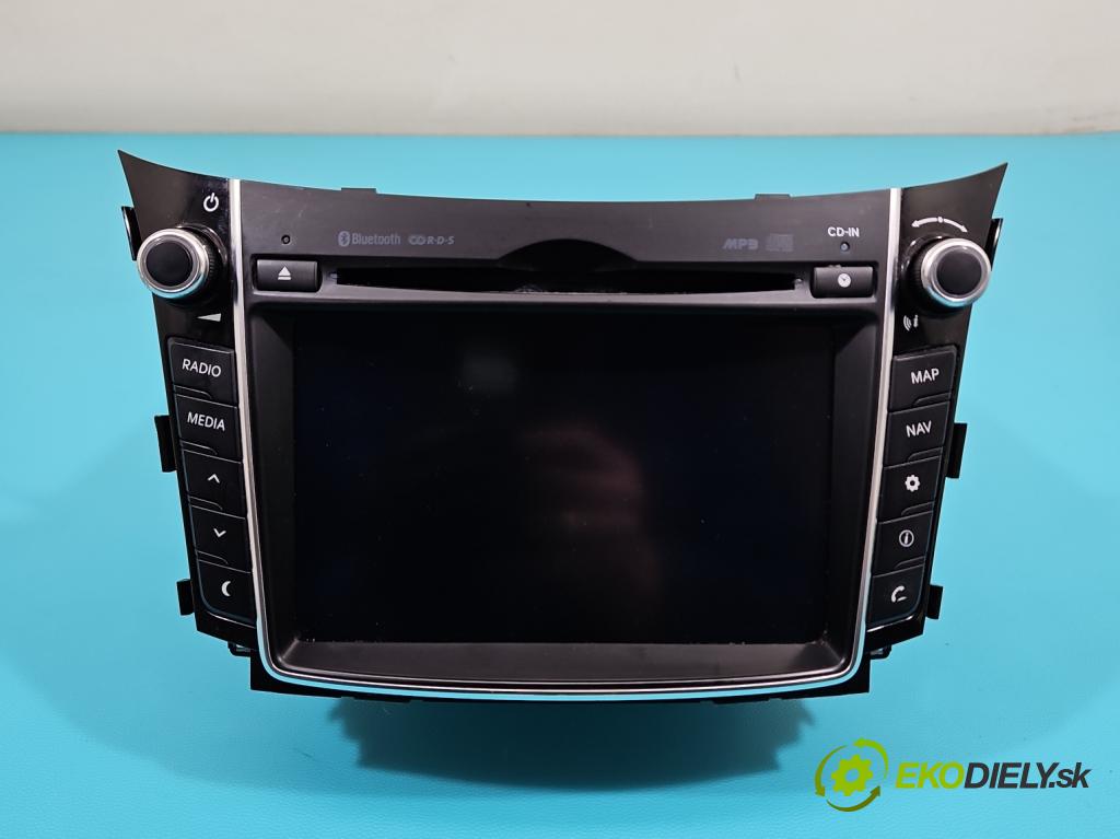 Hyundai I30 II 2012-2016 1.4 crdi 90 HP manual 66 kW 1396 cm3 5- Radio originál 96560-A6000