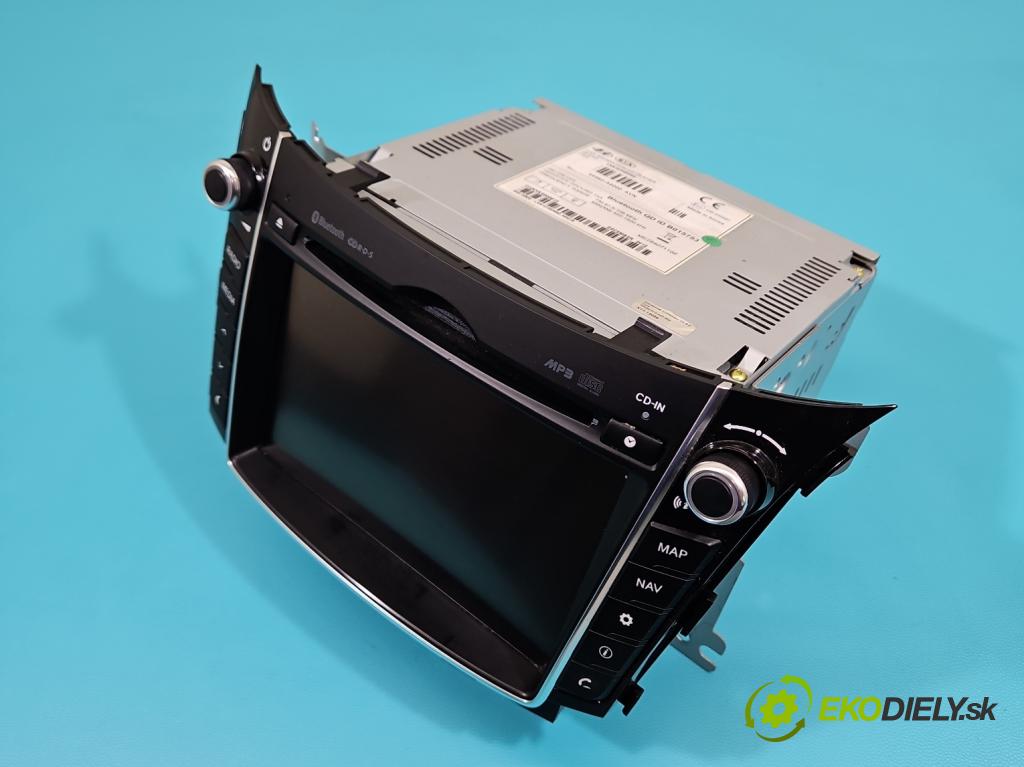 Hyundai I30 II 2012-2016 1.4 crdi 90 HP manual 66 kW 1396 cm3 5- Radio originál 96560-A6000
